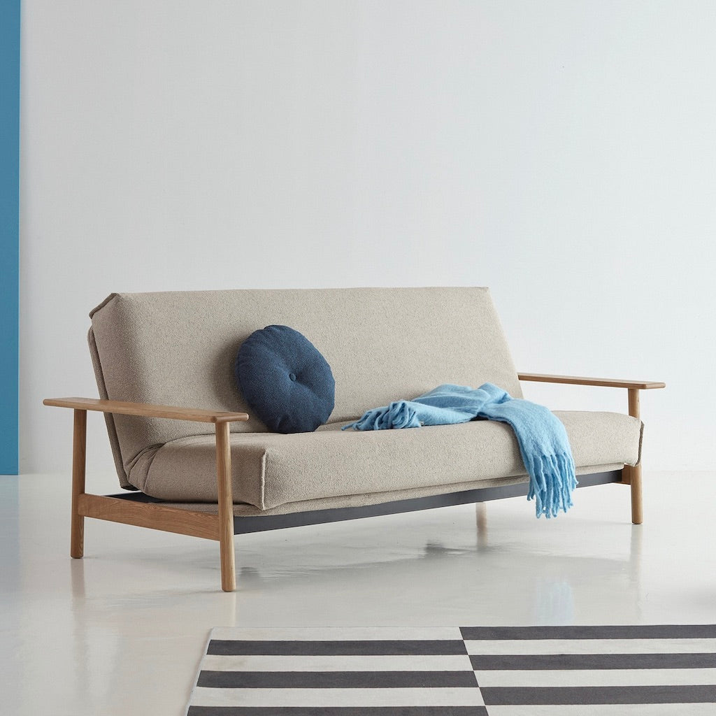 Balder vuodesohvapaketti, kangas Bouclé Beige.