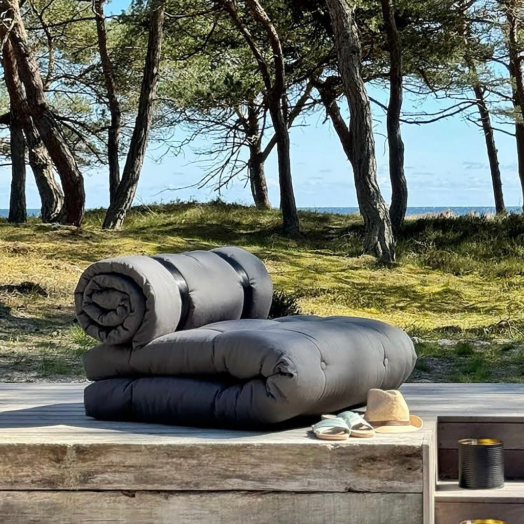 Buckle Up Out tuoli, kangas Dark Grey.