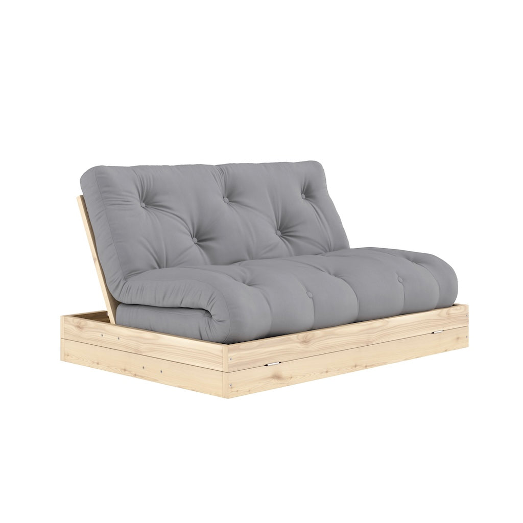 Flip vuodesohva, kangas Grey.