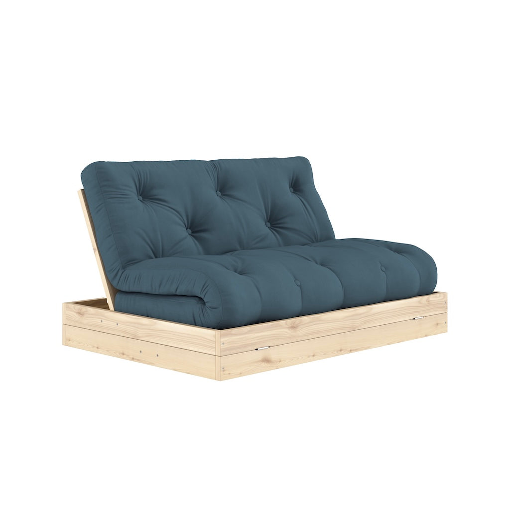 Flip vuodesohva, kangas Petrol Blue.