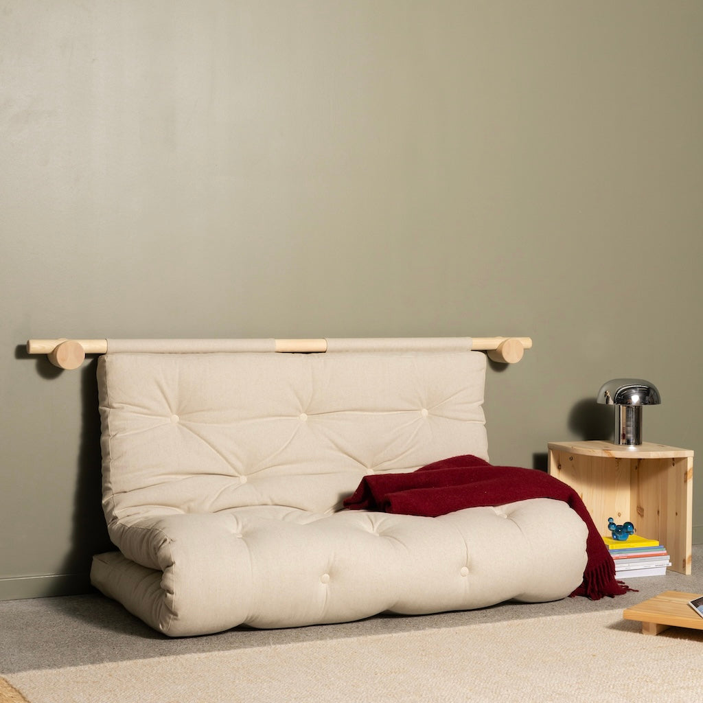 Hooked vuodesohva, kangas Linen.