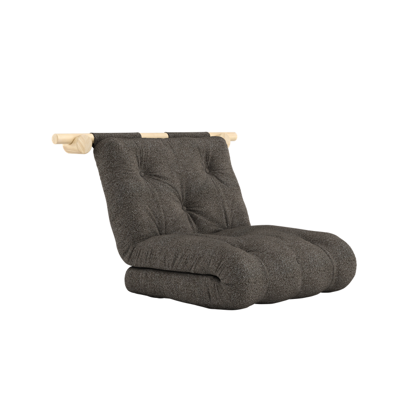 Hooked vuodetuoli, kangas Mellow Brown.