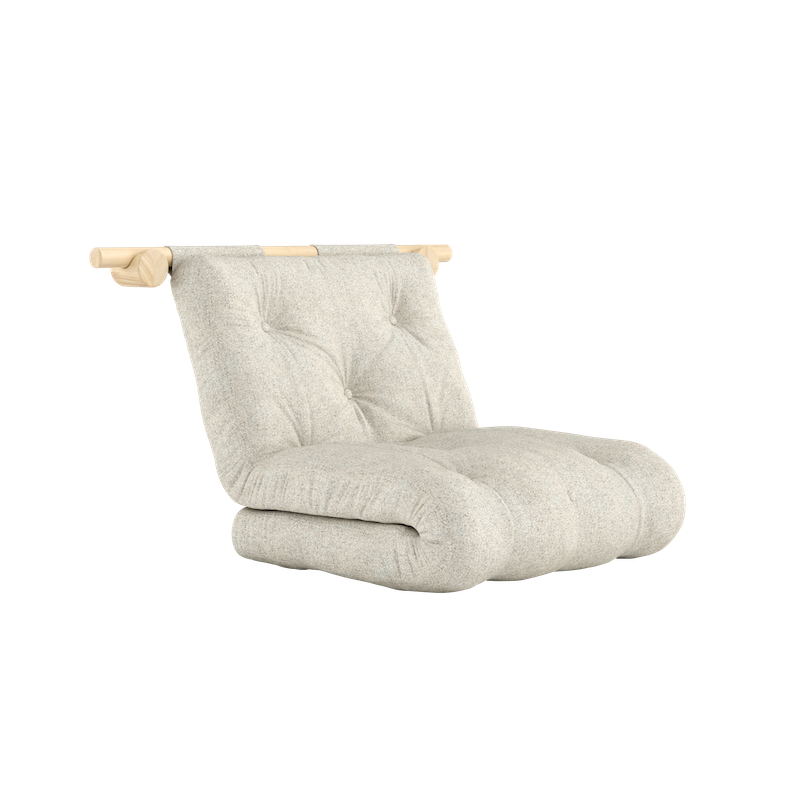 Hooked vuodetuoli, kangas Soft Chalk.