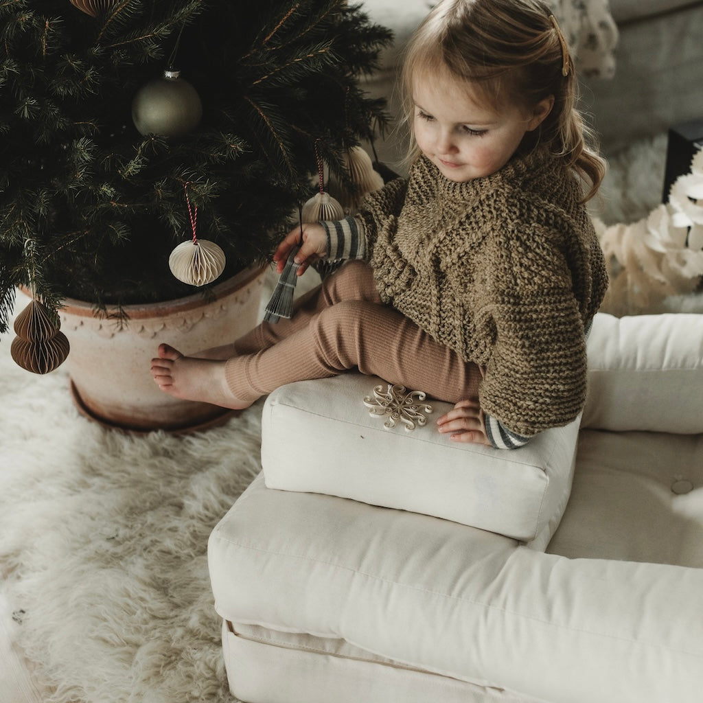 Mini Cube vuodetuoli, kangas Natural.