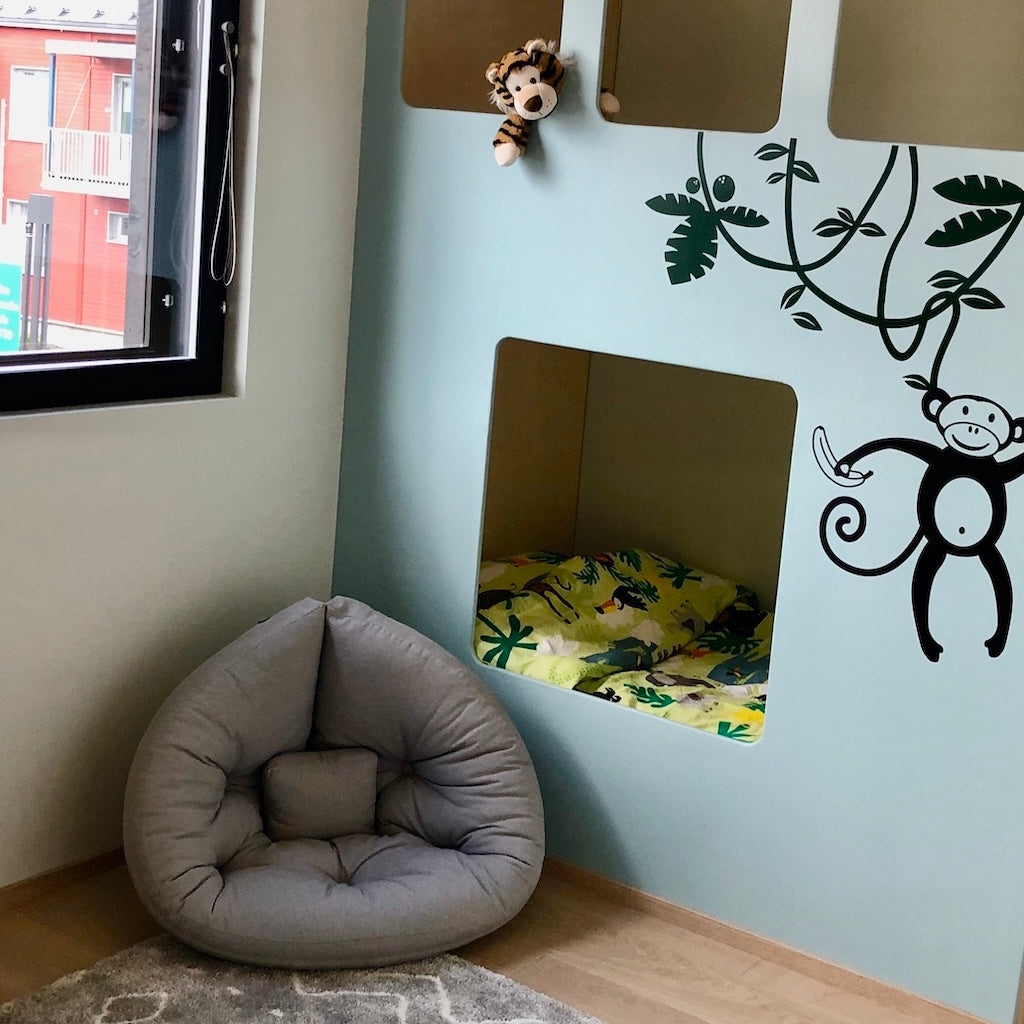 Mini Nido vuodetuoli, kangas Grey.