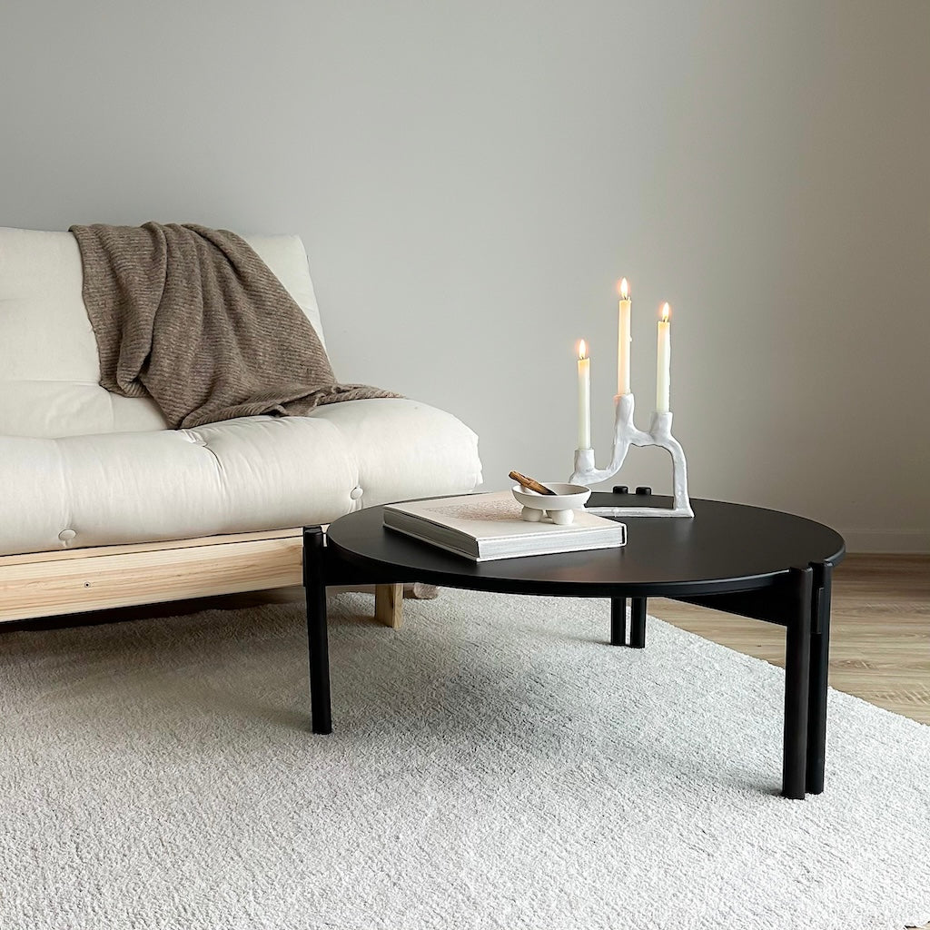 Sticks pöytä, matala, väri Black Night.