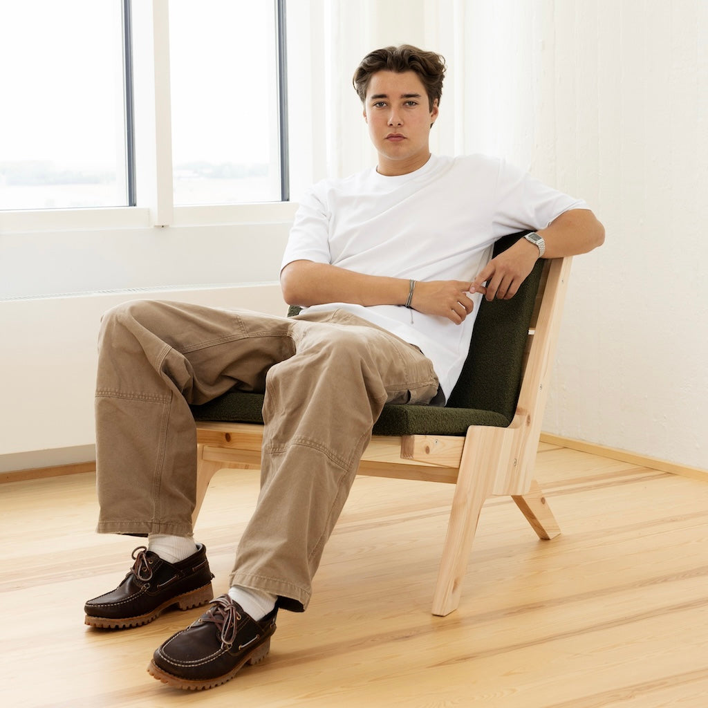 Sway Lounge tuoli, kangas Evergreen.