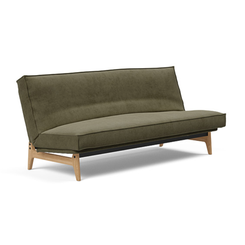 Kuvan patjan päällä on Sharp Plus irtopäällinen, kangas Cordufine Pine Green.