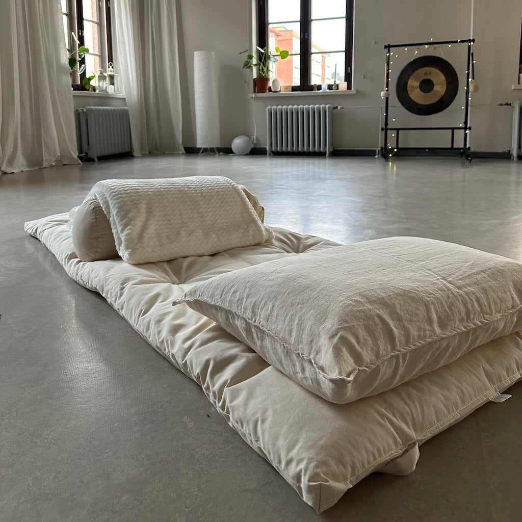 Joogafuton, kangas Luonnonvalkoinen.