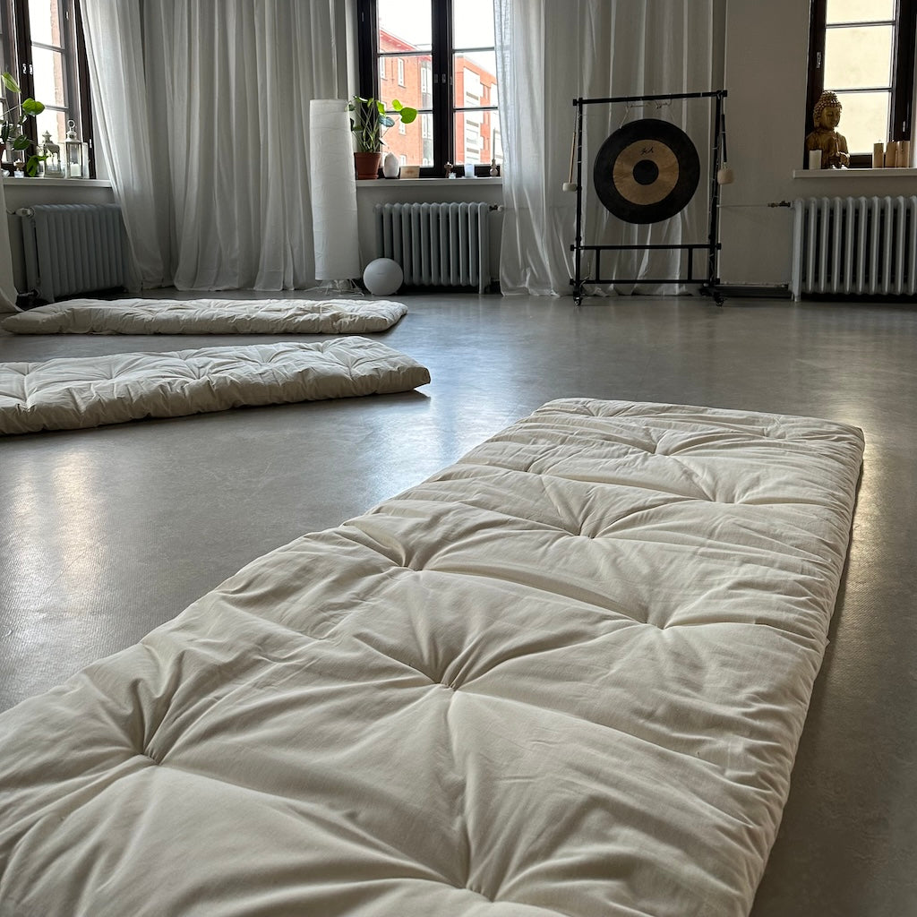 Joogafuton, kangas Luonnonvalkoinen.