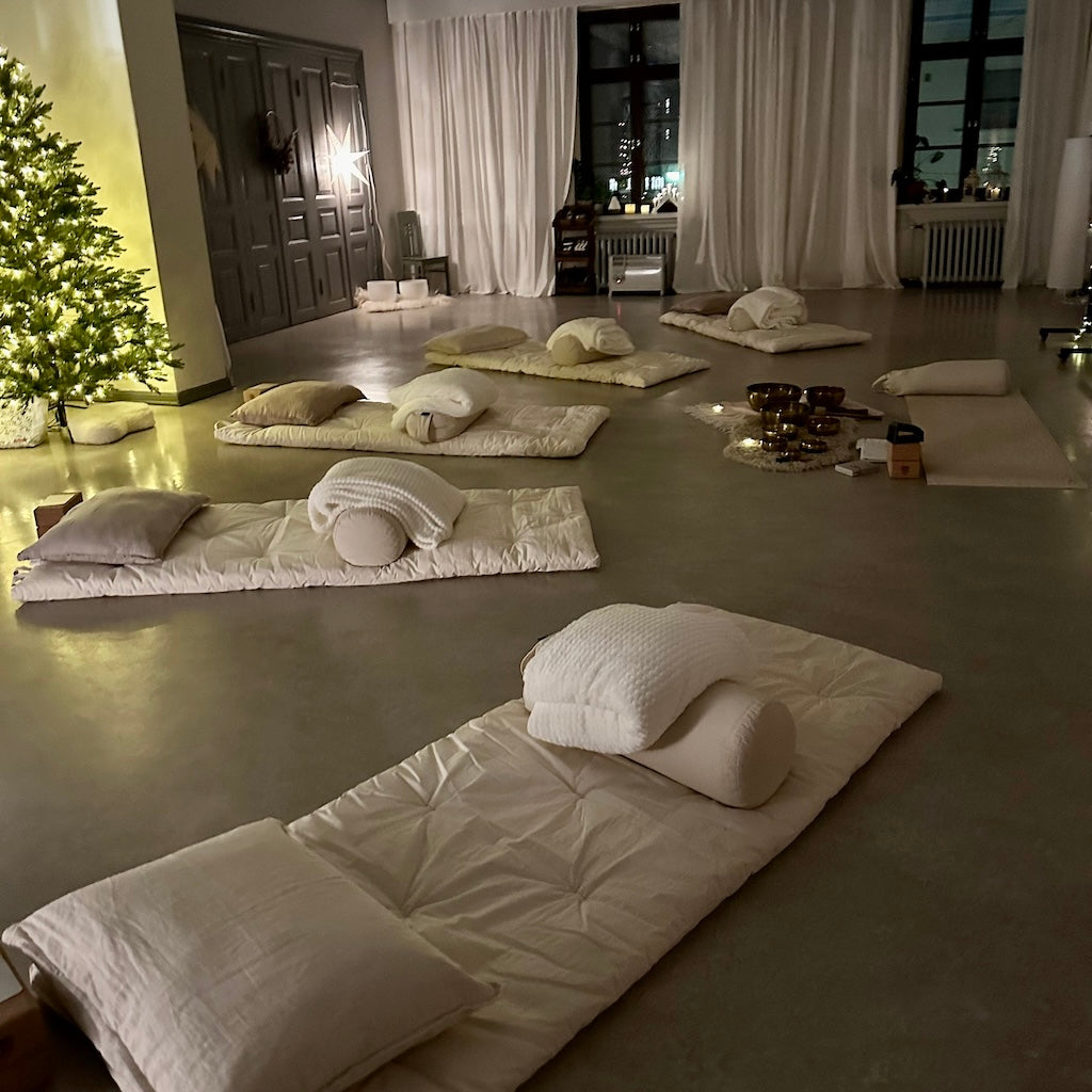 Joogafuton, kangas Luonnonvalkoinen.