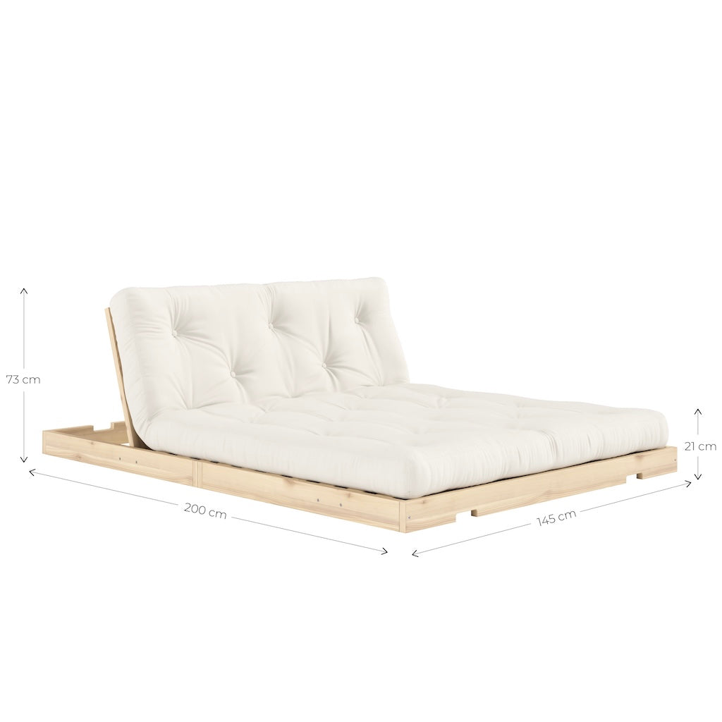 Flip vuodesohvan mitat.