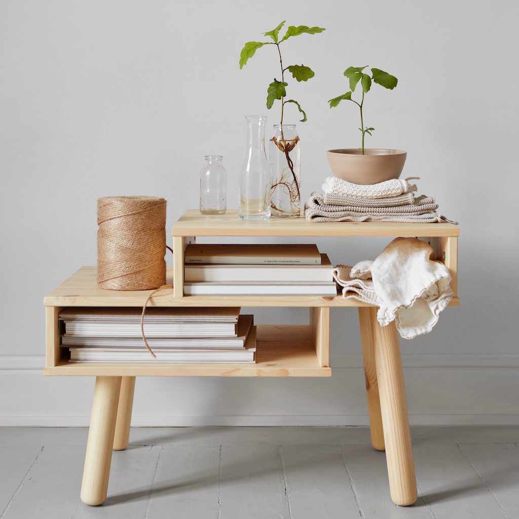 Hako pöytä, luonnonvärinen.