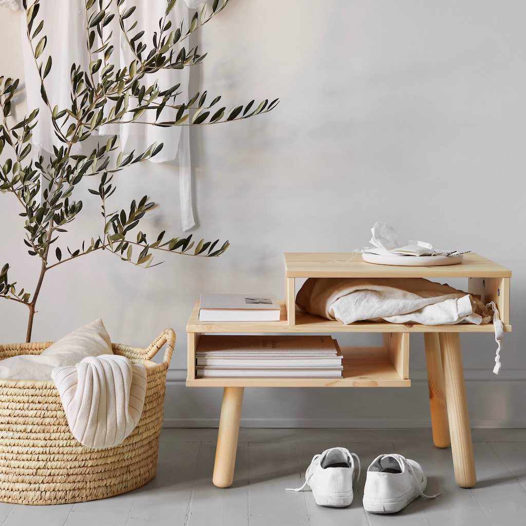 Hako pöytä, luonnonvärinen.