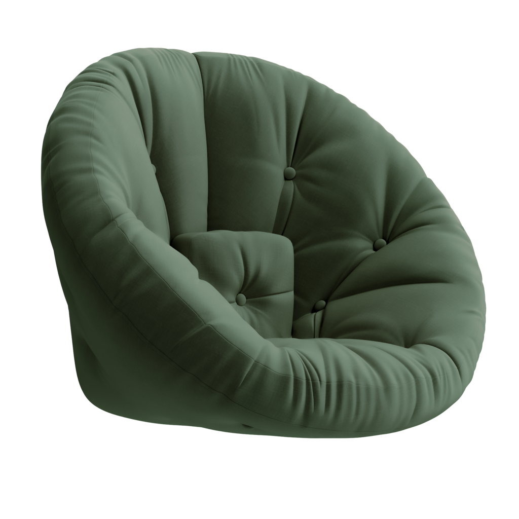 Nido vuodetuoli, kangas Olive Green.