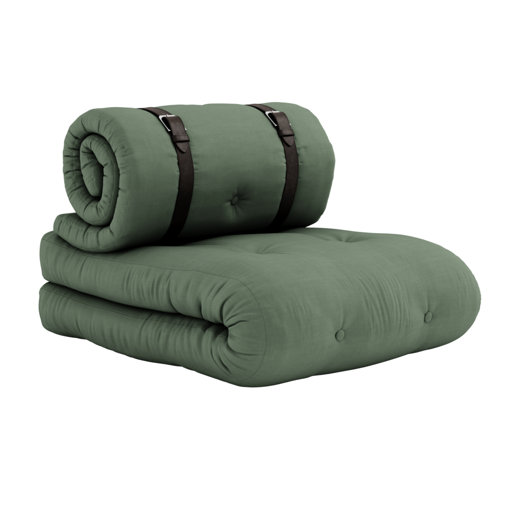 Buckle Up vuodetuoli, kangas Olive Green.
