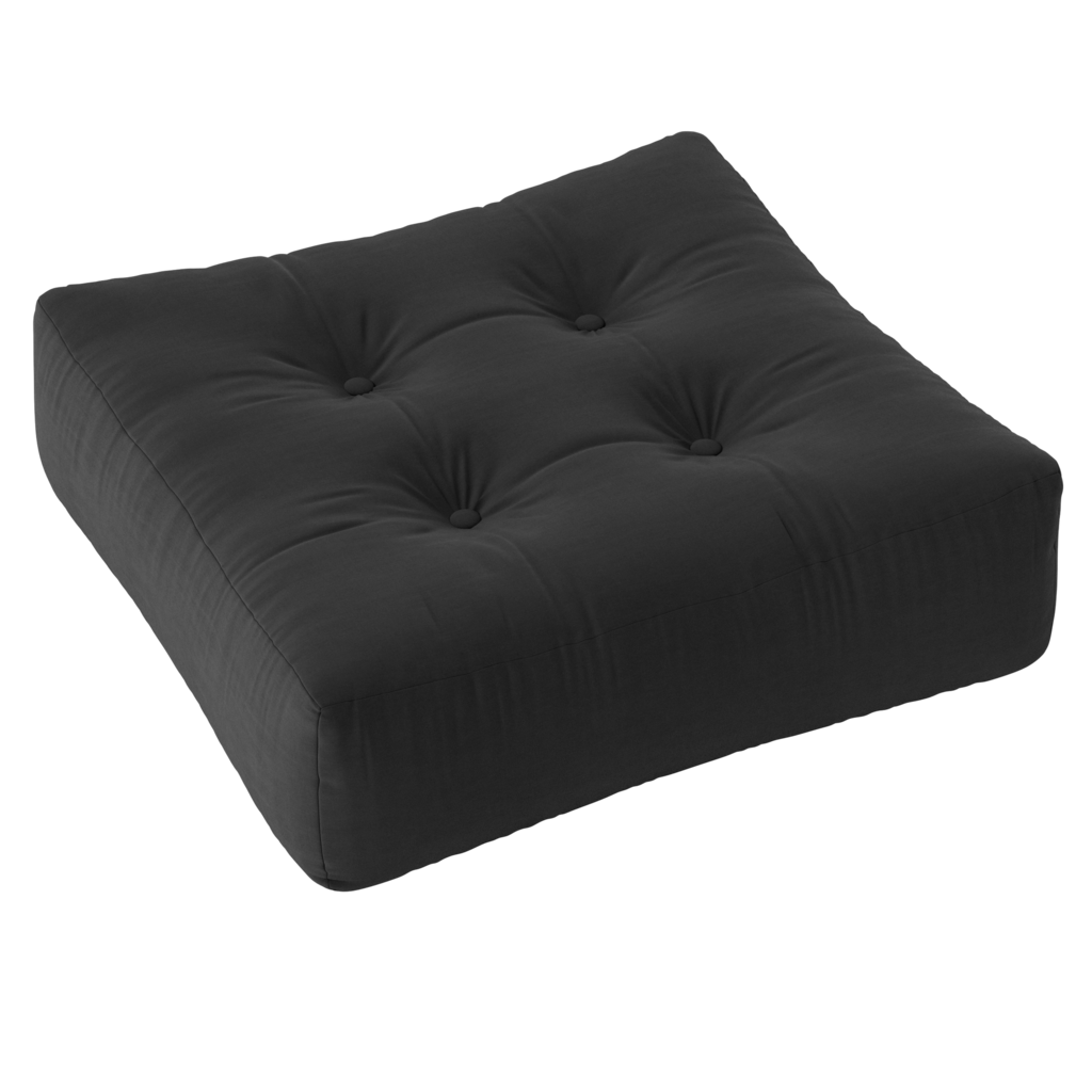 More Pouf, kangas Dark Grey.