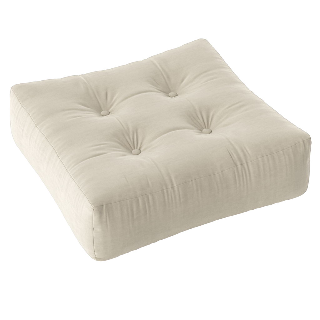 More Pouf, kangas Beige.