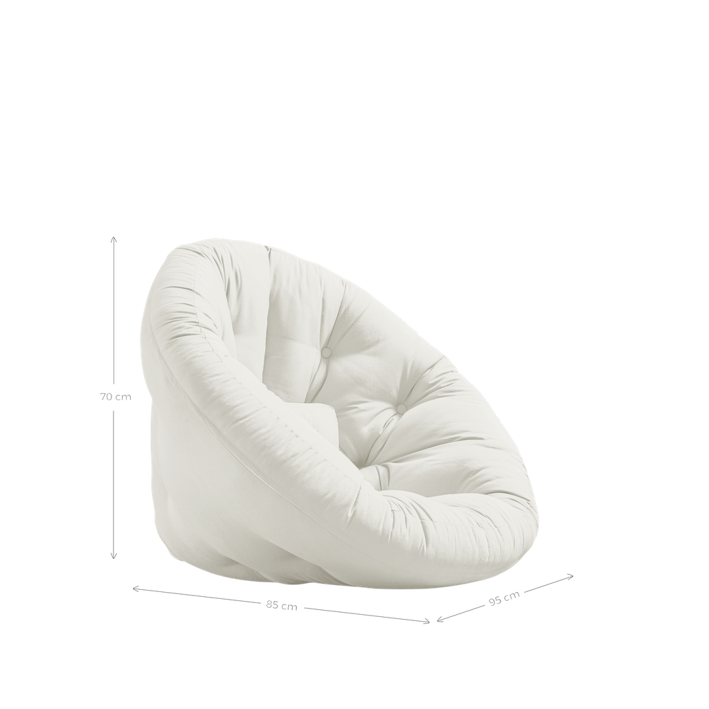 Nido vuodetuolin mitat.