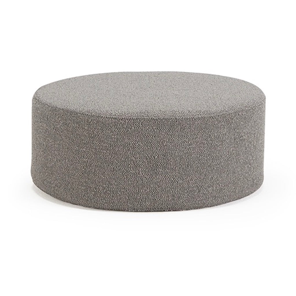 Pauke tuoli/rahi/pöytä ø50x20, kangas Boucle Ash Grey.