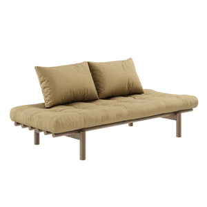 Pace Daybed, runko ruskea, kangas Wheat Beige.