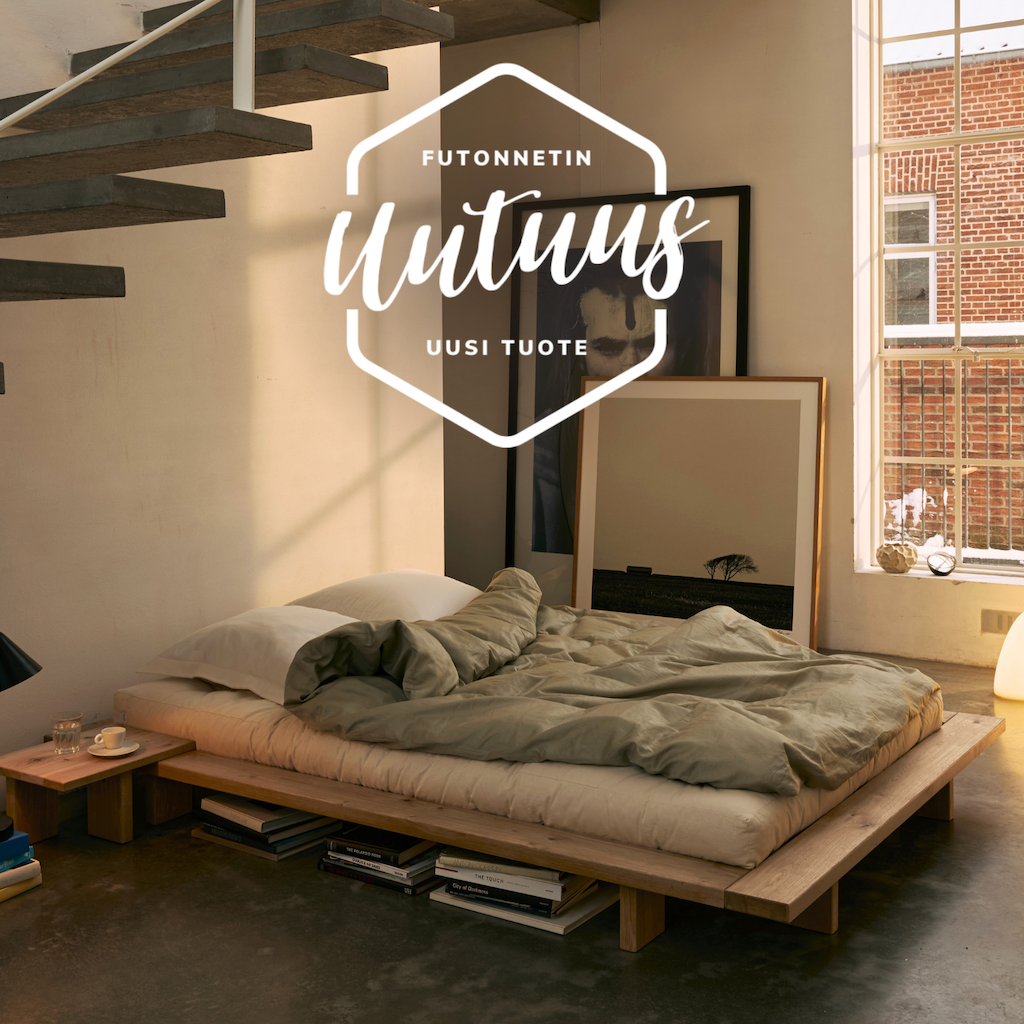 Japan sänkyrunko, öljytty tammi