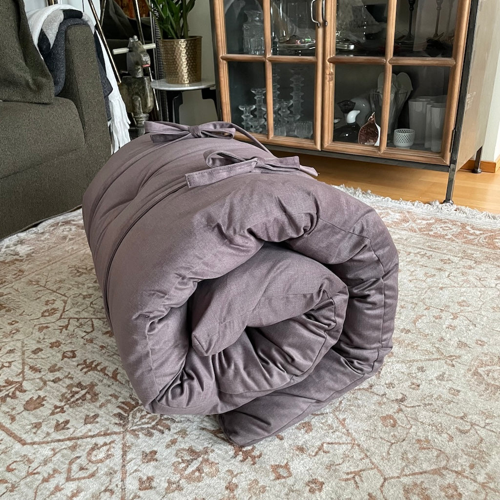 Joogafuton, kangas Fancy Ruskea.