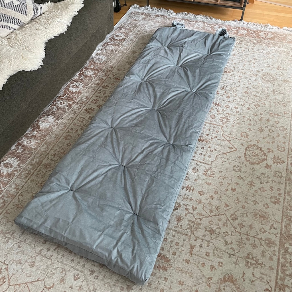 Roll futon, kangas Fancy Akvamariini.