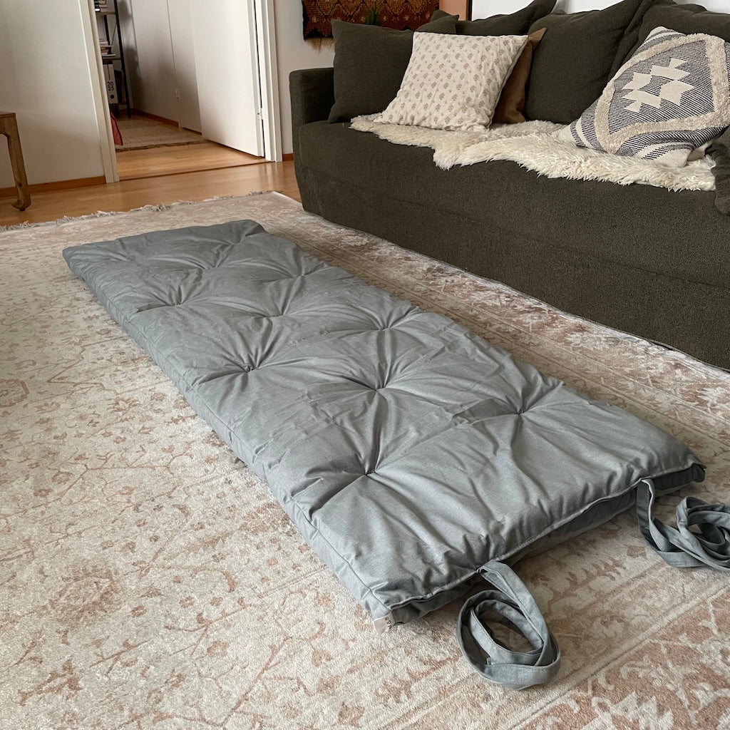 Roll futon, kangas Fancy Akvamariini.