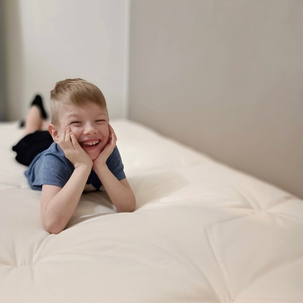 Low Traditional futonpatja sopii hyvin myös lapsille.