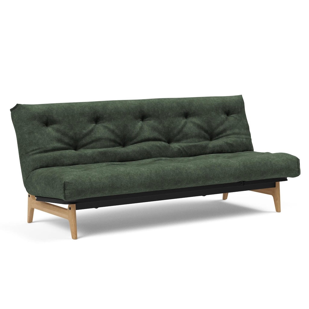 Aslak 120 vuodesohva, kangas Avella Pine Green. 