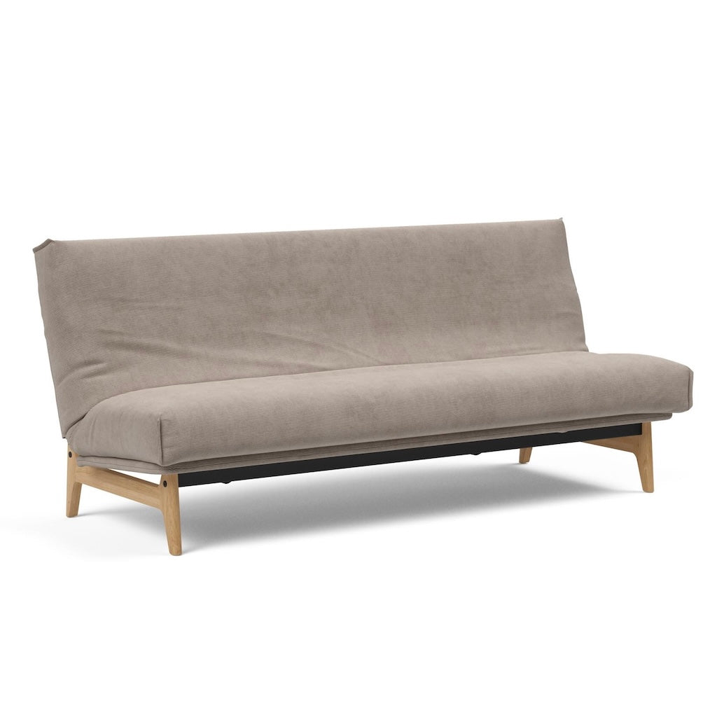 Aslak 120 vuodesohva, kangas Cordufine Beige, Nordic irtopäällinen.