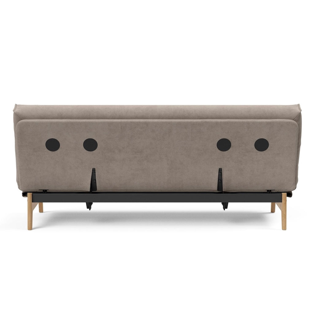 Aslak 120 vuodesohva, kangas Cordufine Beige, Nordic irtopäällinen.