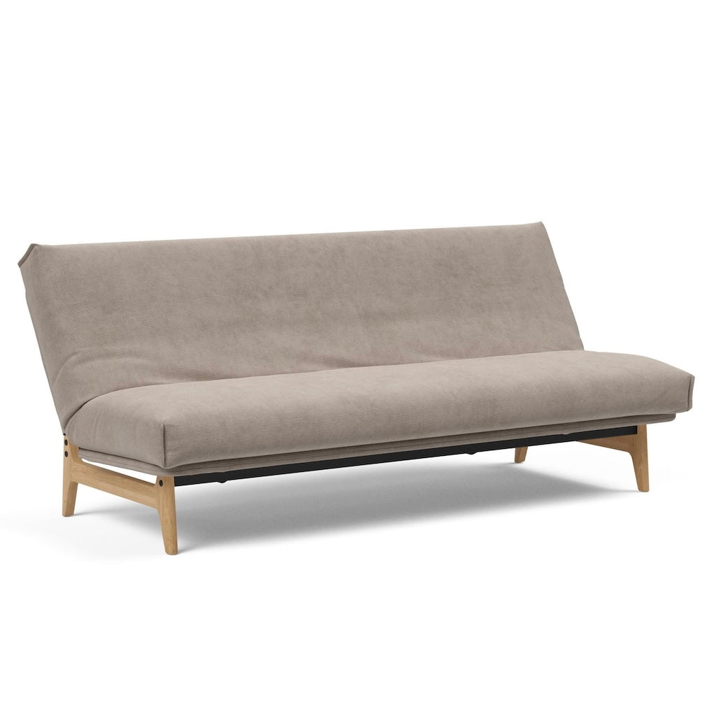 Aslak 120 vuodesohva, kangas Cordufine Beige, Nordic irtopäällinen.
