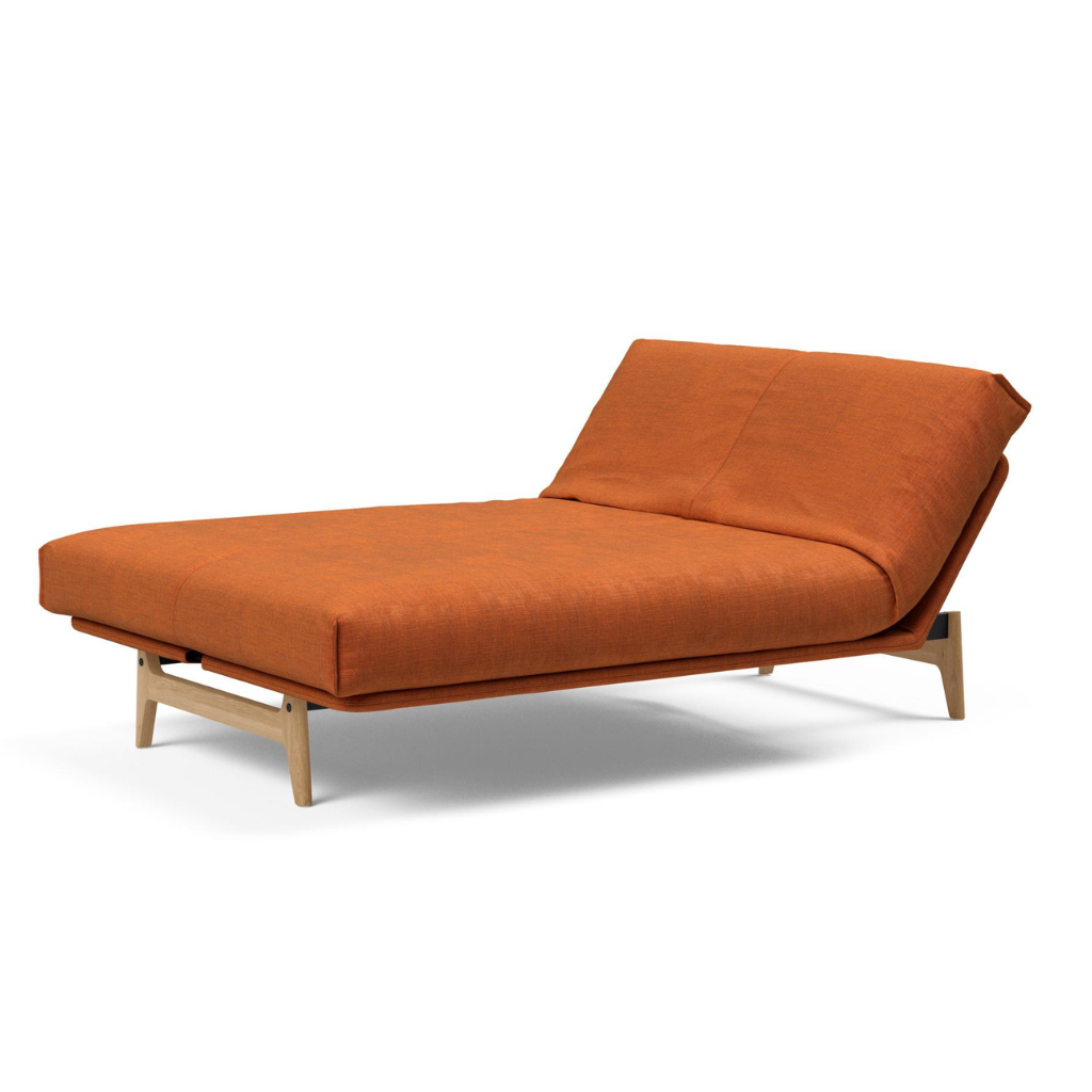 Aslak vuodesohva irtopäällisillä, kangas Esina Rust Orange.