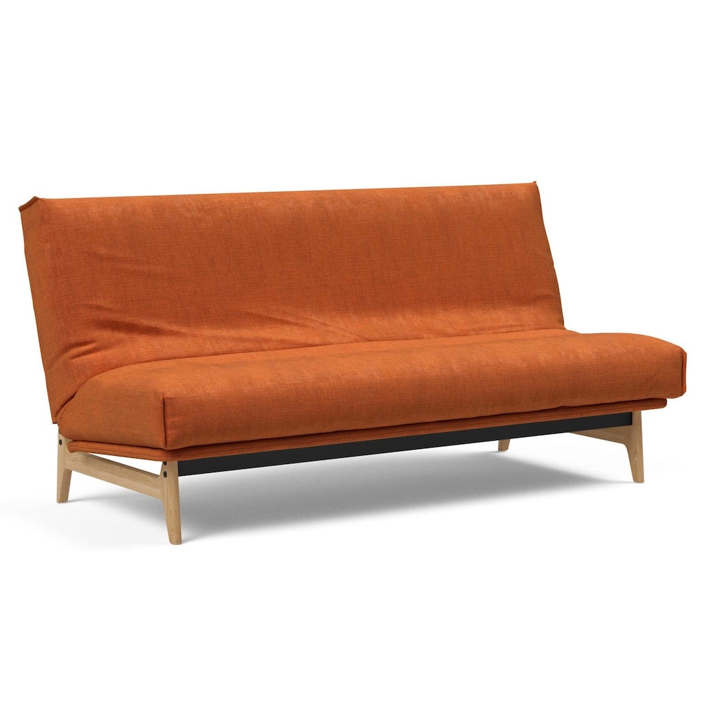 Aslak vuodesohva irtopäällisillä, kangas Esina Rust Orange.