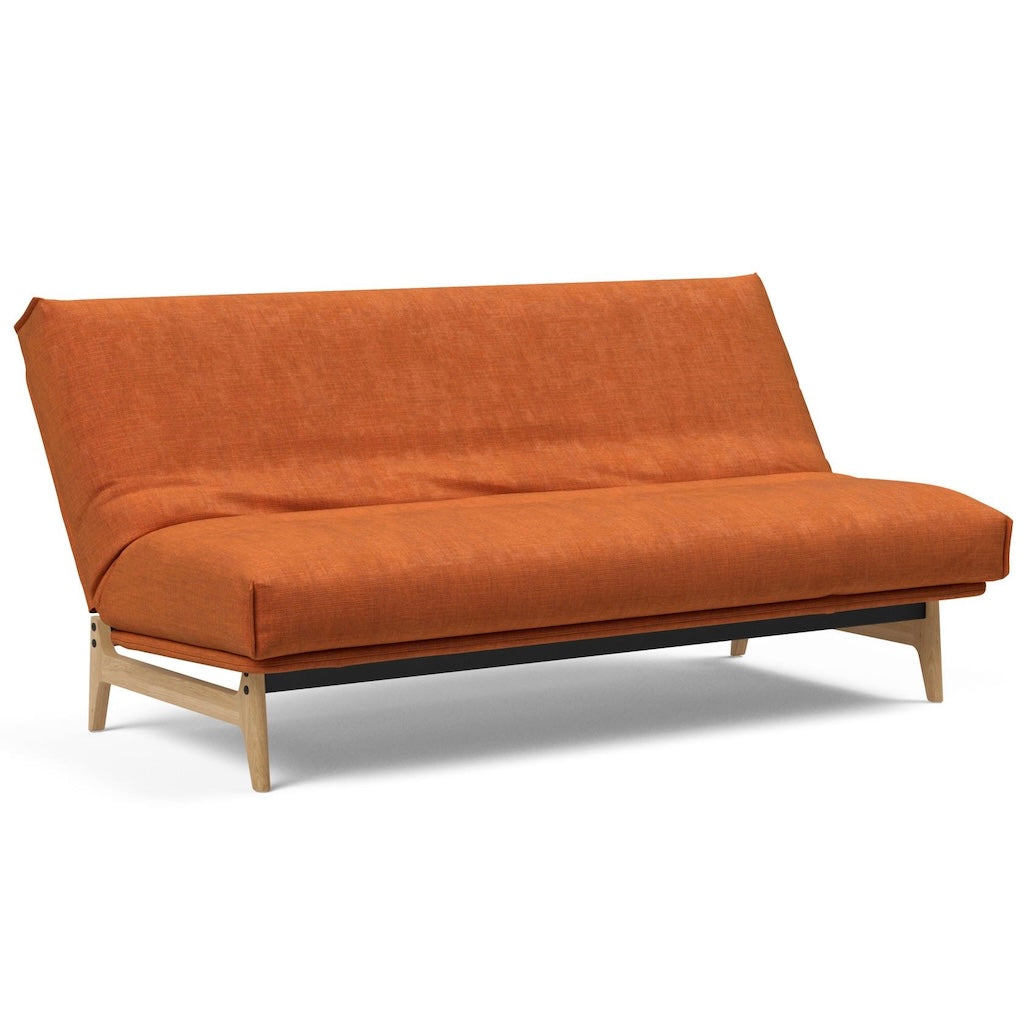 Aslak vuodesohva irtopäällisillä, kangas Esina Rust Orange.