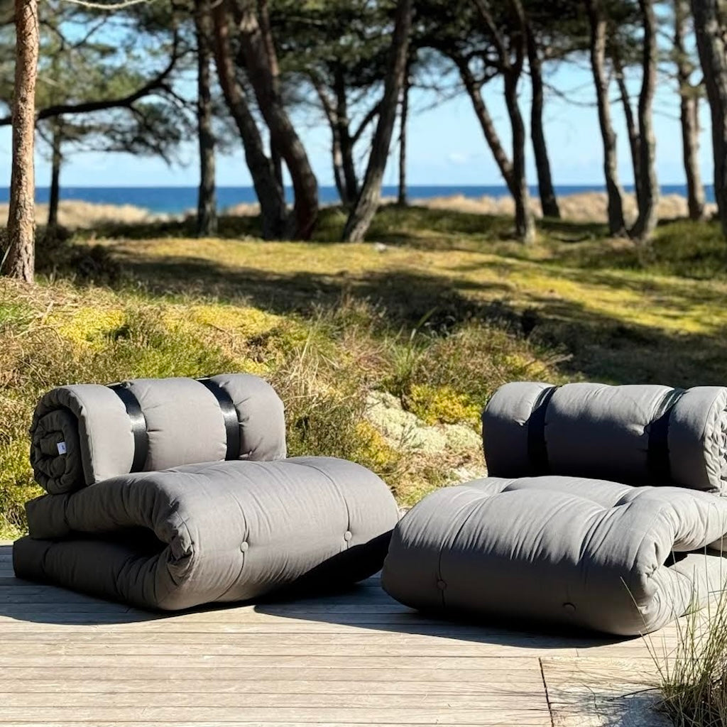 Buckle Up Out tuoli, kangas Dark Grey.