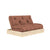 Flip vuodesohva, kangas Clay Brown.