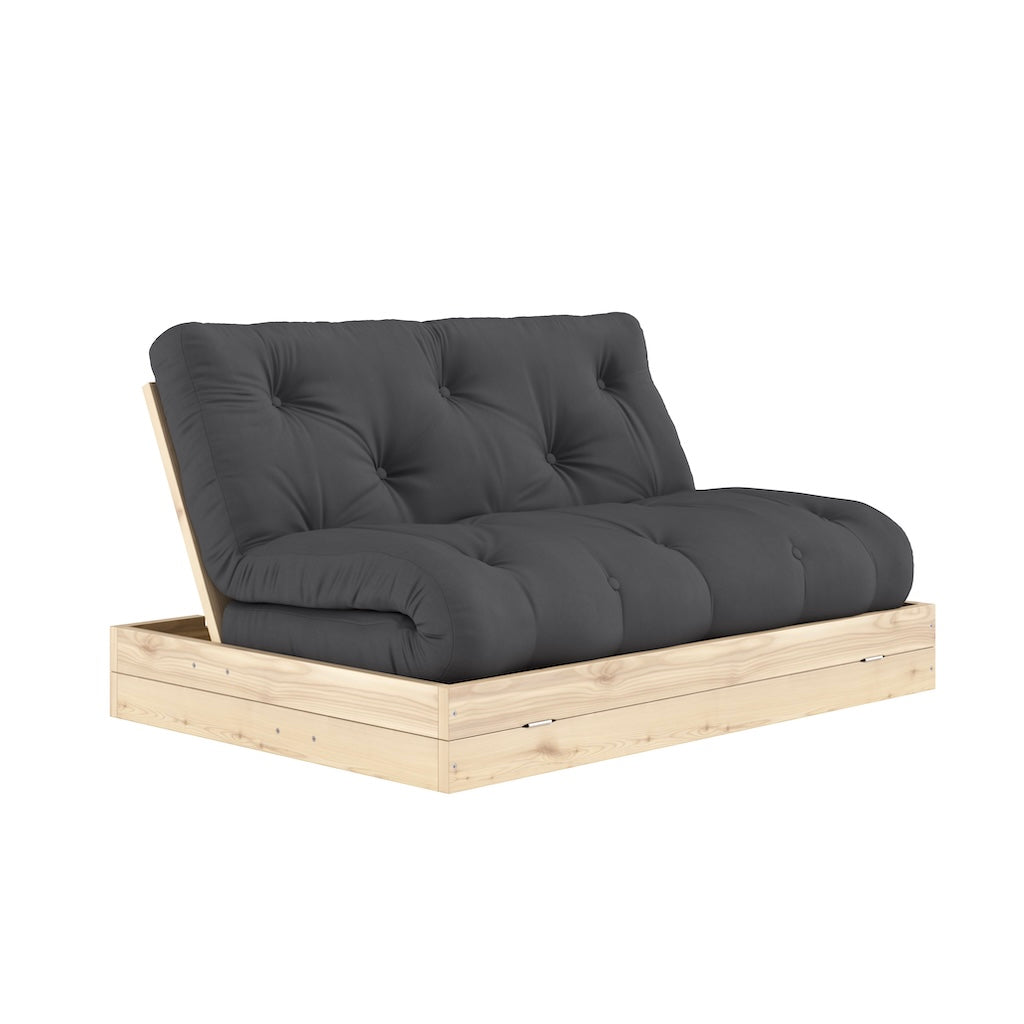 Flip vuodesohva, kangas Dark Grey.