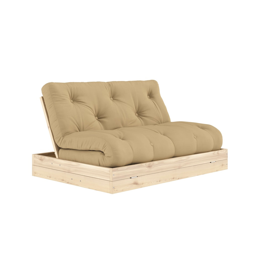 Flip vuodesohva, kangas Wheat Beige.