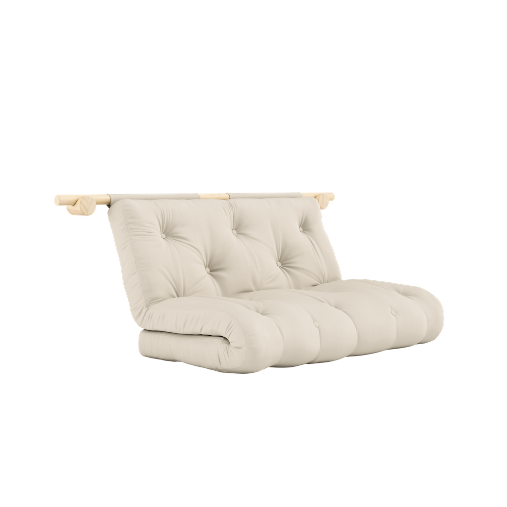 Hooked vuodesohva, kangas Beige.