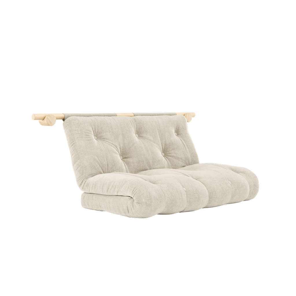 Hooked vuodesohva, kangas Ivory.