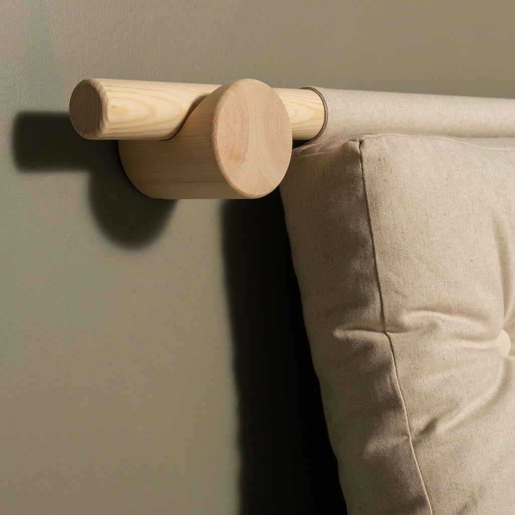 Hooked vuodesohva, kangas Linen.