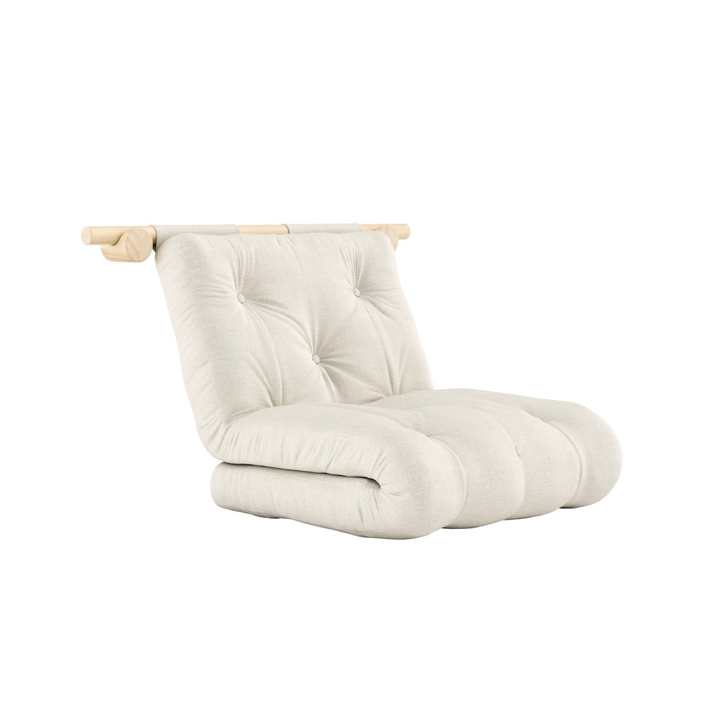 Hooked vuodetuoli, kangas Linen.