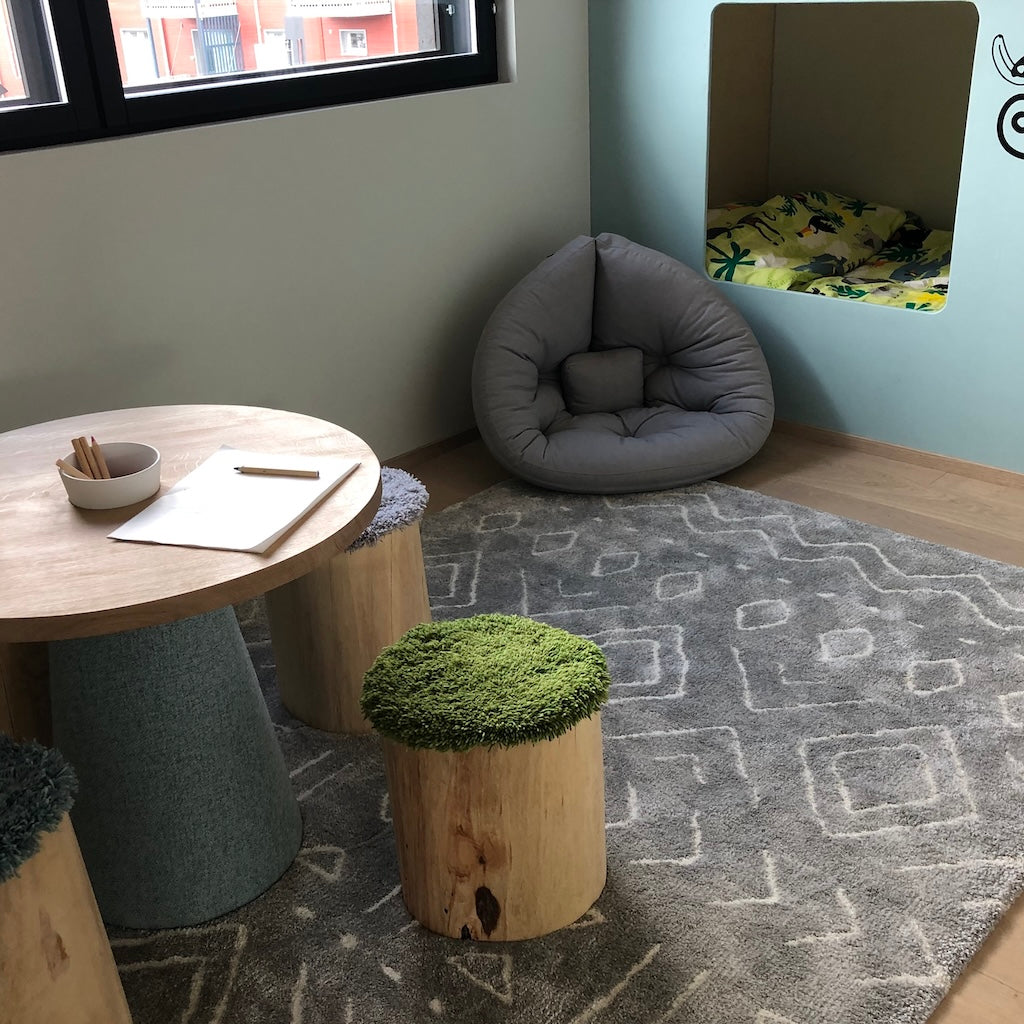 Mini Nido vuodetuoli, kangas Grey.