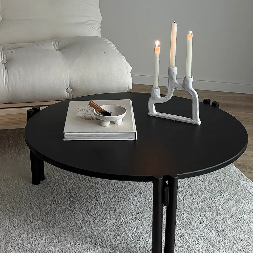 Sticks pöytä, matala, väri Black Night.