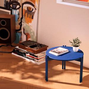 Sticks pöytä, korkea, väri Cobalt Blue.