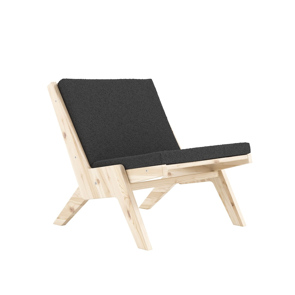 Sway Lounge tuoli, kangas Midnight Grey.
