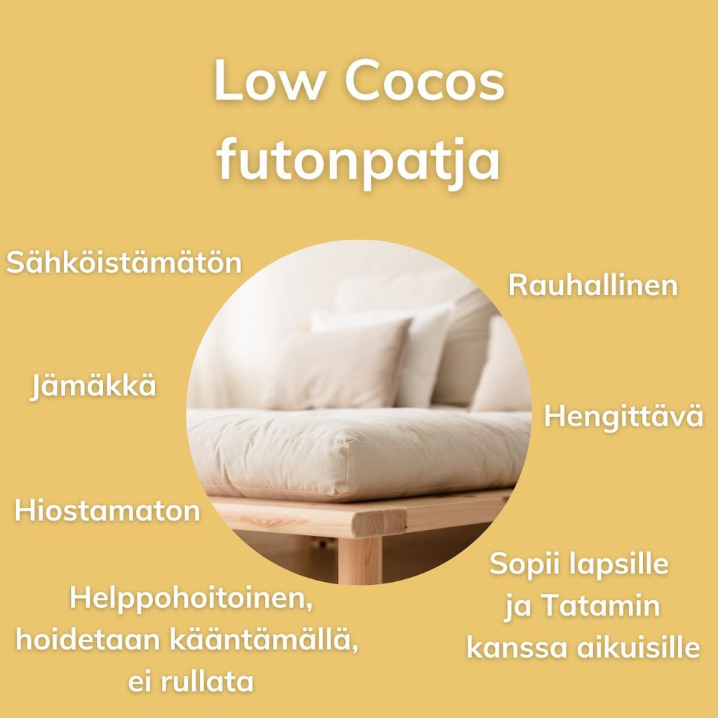 Low Cocos futonpatjan ominaisuudet.
